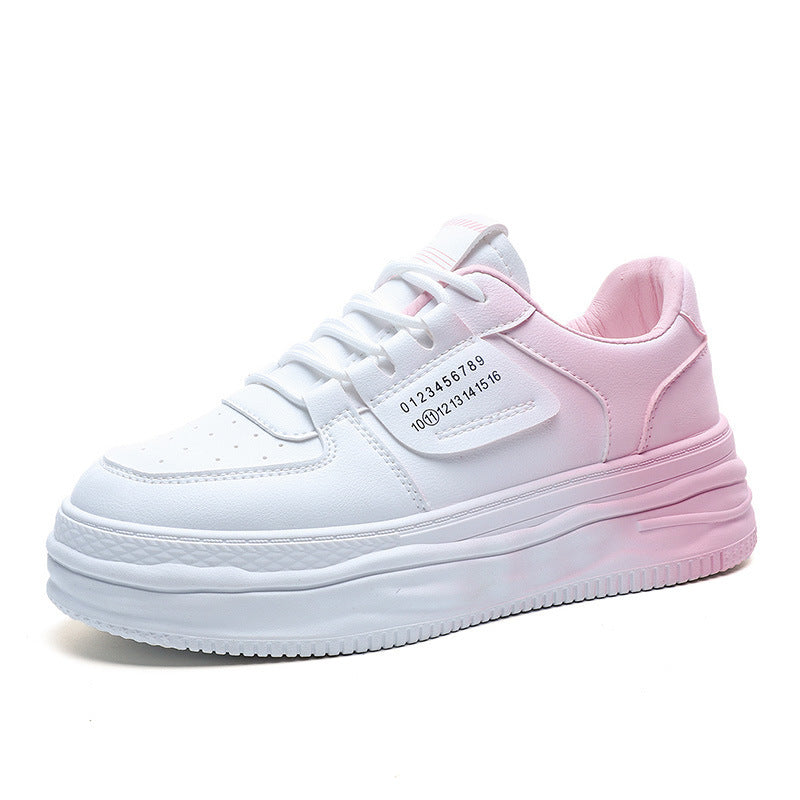 Damen modische Plateau Sneakers mit komfortabler Dämpfung