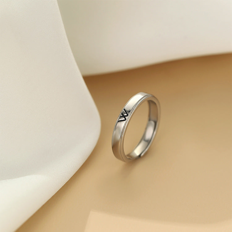 Damen filigraner Silberschmuckring mit elegantem Reliefdesign Shop Nory