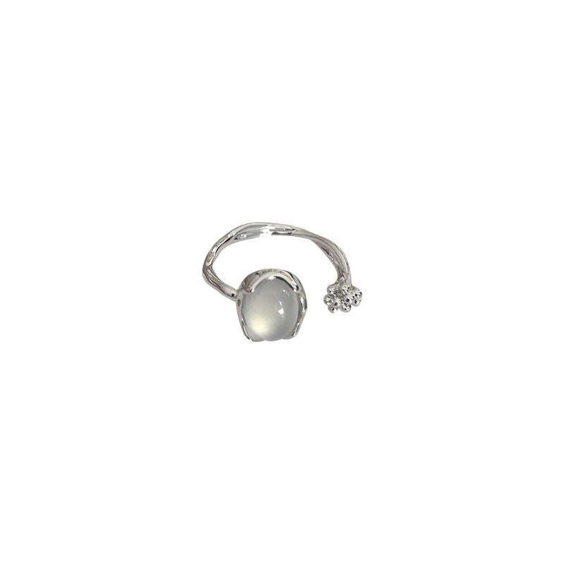 Damen Ring mit elegantem, minimalistischen Design und funkelndem Zirkonia Shop Nory