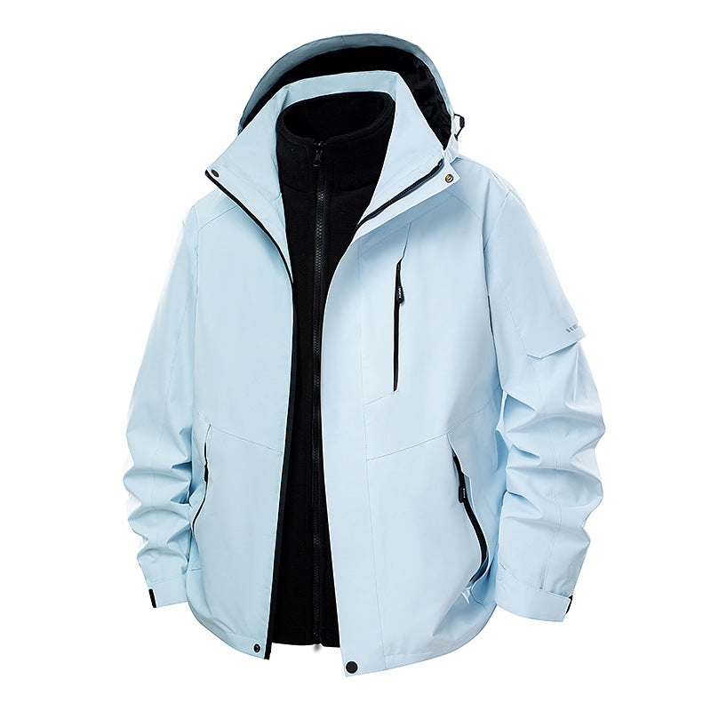 Herren Multifunktionale Winterjacke mit abnehmbarer Kapuze Shop Nory