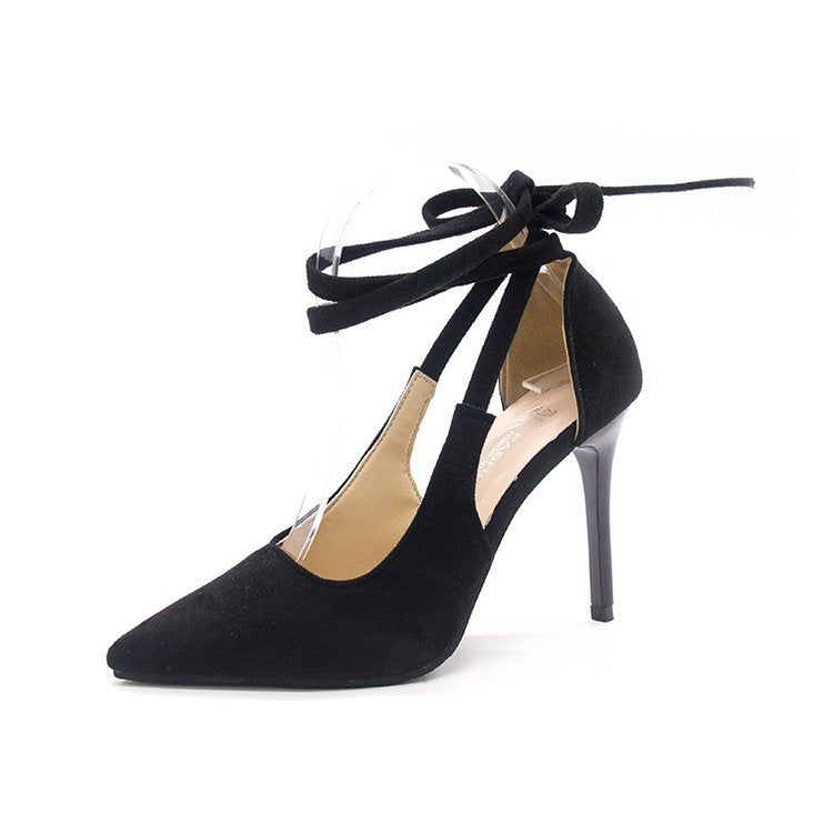 Damen High-Heels mit transparentem Knöchel