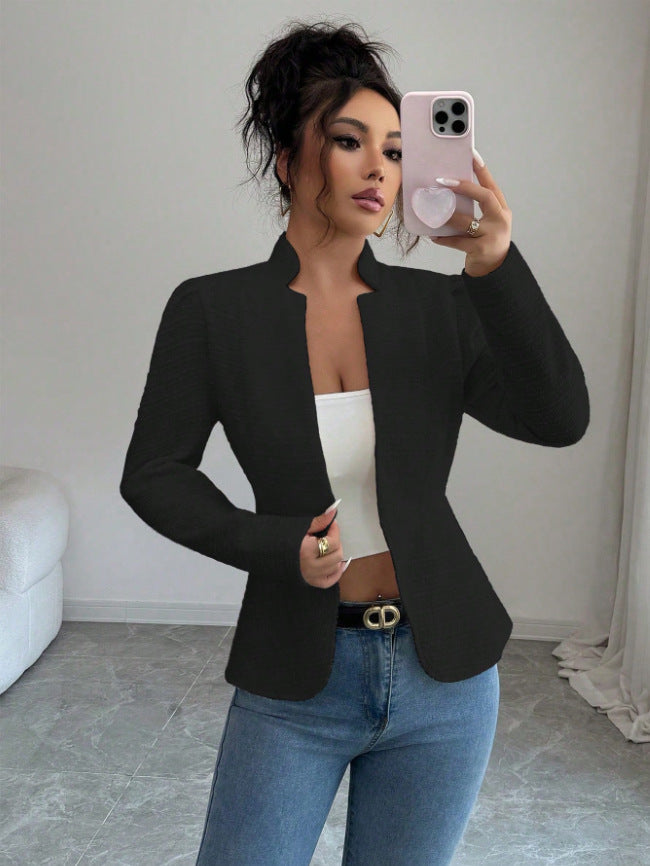 Damen Elegante und zeitlose Blazerjacke