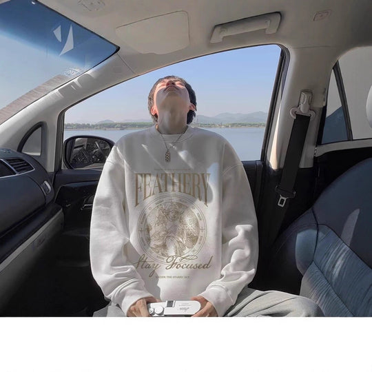 Unisex Lässiger Sweatshirt mit grafischem Druck Shop Nory