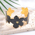 Damen Armreif mit floralen Motiven Shop Nory