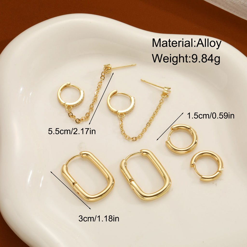 Damen Ohrringe Set mit einzigartigen Designs und verführerischen Akzenten Shop Nory
