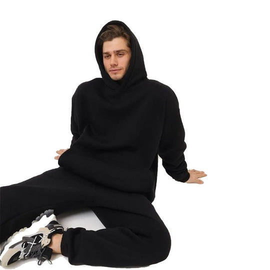 Damen nan extraweicher Oversize-Hoodie mit strukturierter Kängurutasche, überschnittener Schulter und angerauter Innenseite Shop Nory