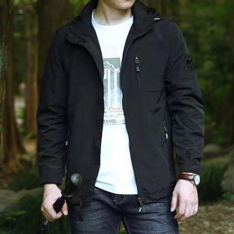 Herren Leichte Freizeitjacke mit hohem Kragen Shop Nory