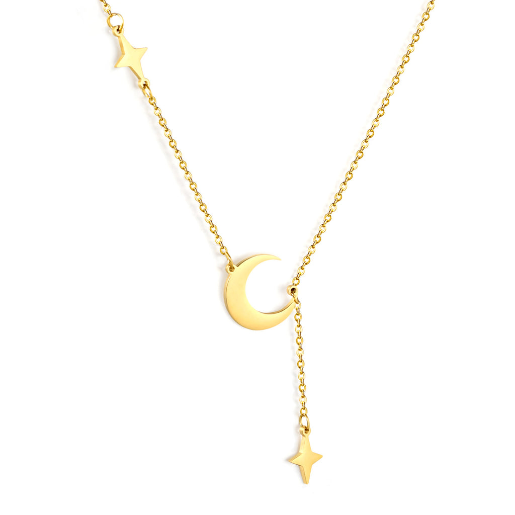 Damen Halskette mit herzförmigen Anhängern und verstellbarem Kettendesign Shop Nory