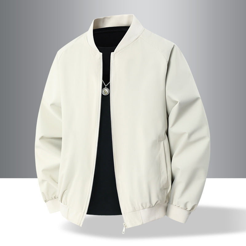 Herren Leichte urban-militärische Bomberjacke mit elastischem Saum, Reißverschluss und Eingrifftaschen Shop Nory
