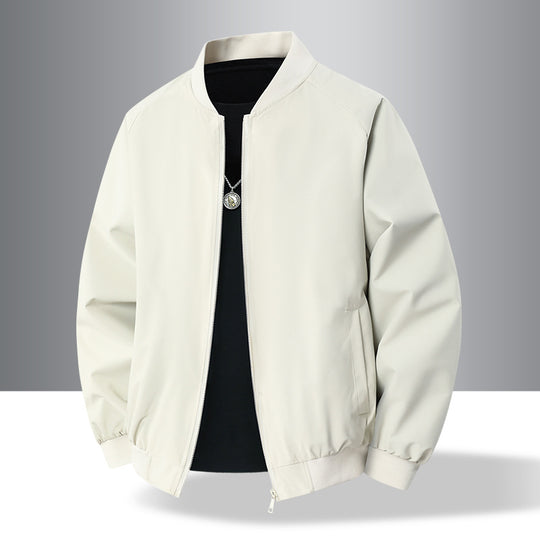 Herren Leichte urban-militärische Bomberjacke mit elastischem Saum, Reißverschluss und Eingrifftaschen Shop Nory