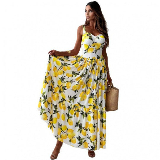 Damen Zweiteiliges Wickelkleid mit floralem Oberteil und schwingendem Rock