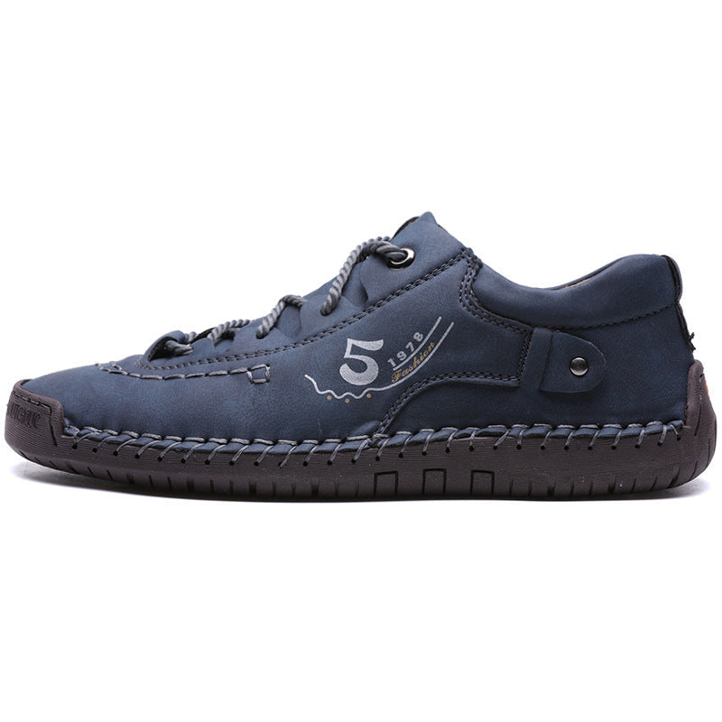 Damen bequeme Freizeitschuhe aus hochwertigem Leder mit rutschfester Sohle