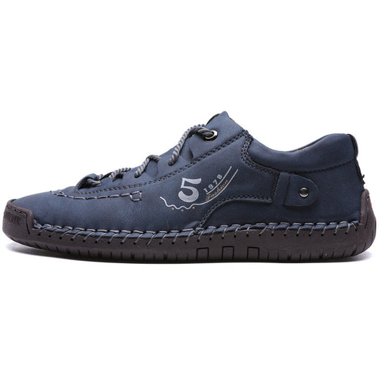 Damen bequeme Freizeitschuhe aus hochwertigem Leder mit rutschfester Sohle