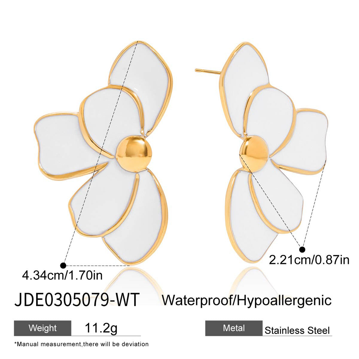 Damen Ohrhänger im eleganten Blumendesign Shop Nory