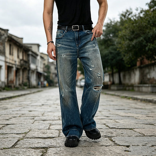 Herren Weite, Ripped Jeans Shop Nory