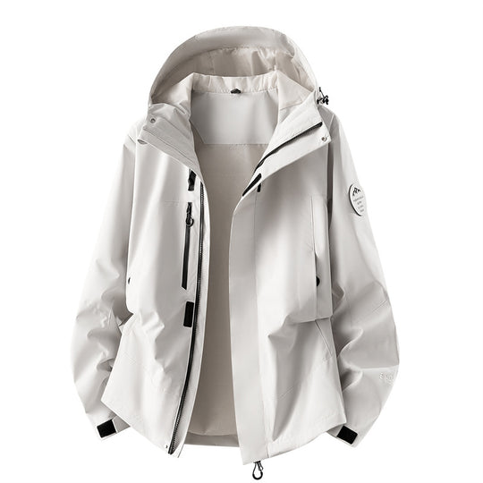 Damen technische dreilagige Softshell-Regenjacke mit getapten Nähten und Multifunktions-Taschen Shop Nory