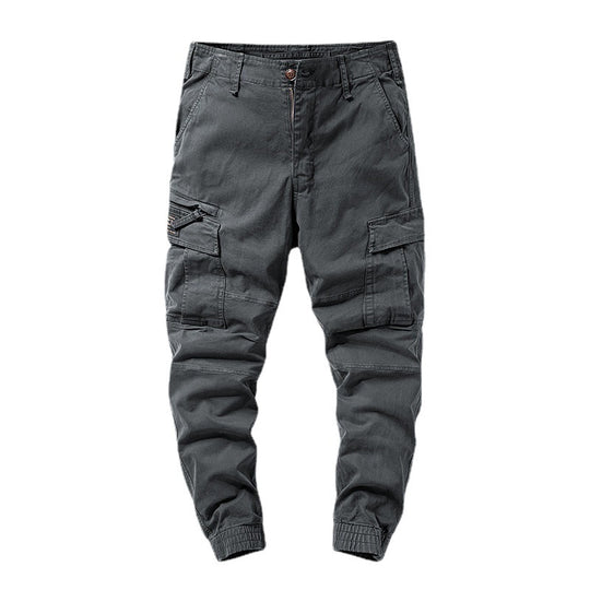 Herren robuste Cargo-Joggerhose mit elastischem Saum und Mehrfachtaschen Shop Nory