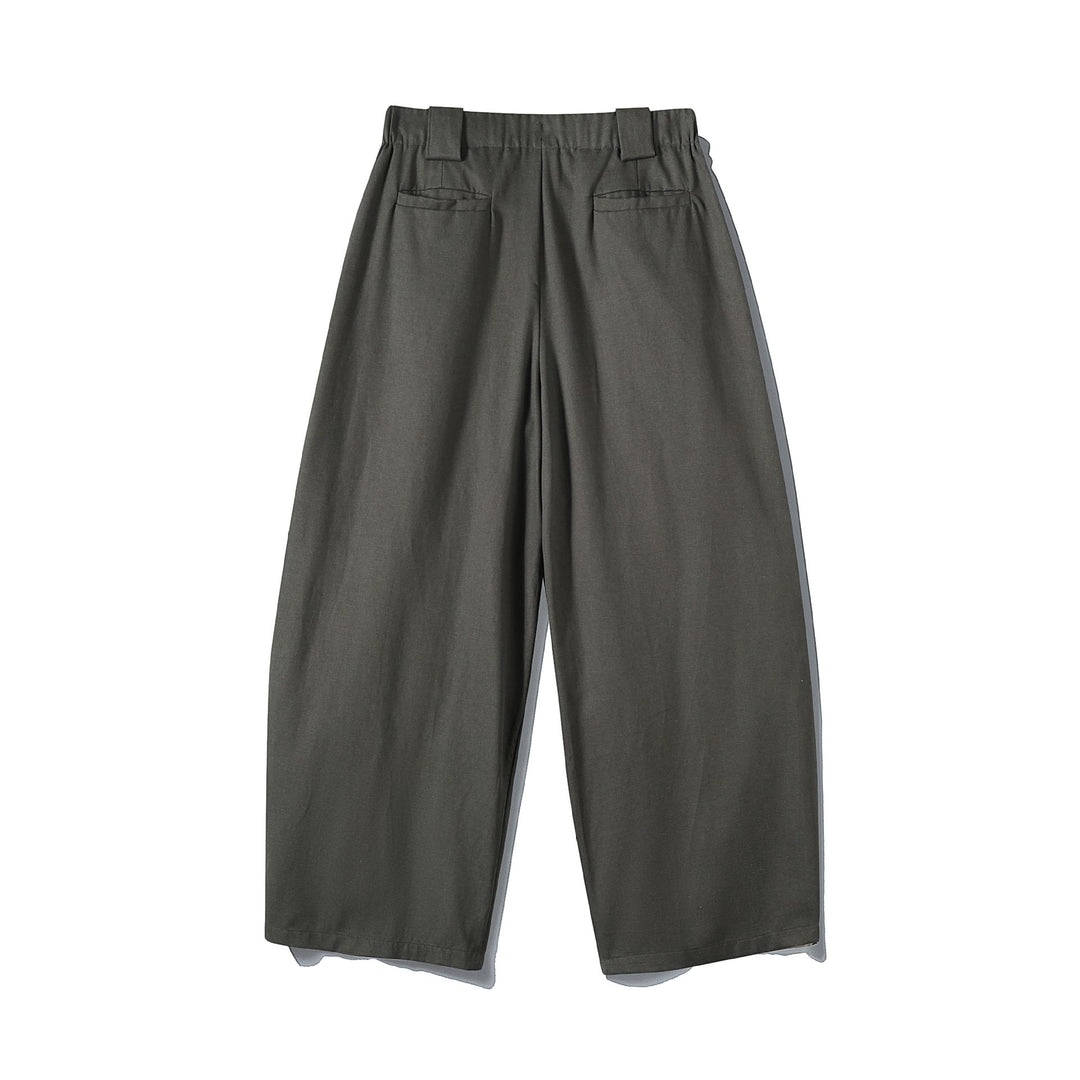 Damen Weite Culotte-Hose mit hohem Bund, Plissee-Detail und Utility-Panel Shop Nory