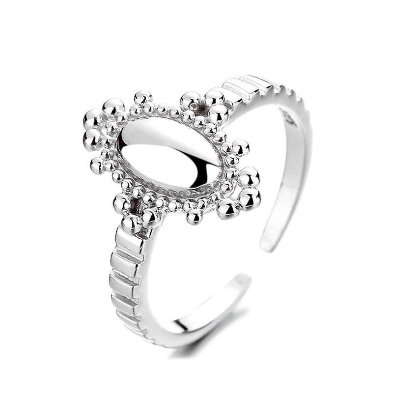 Damen Offener Ring mit kunstvollem, strukturiertem Design Shop Nory