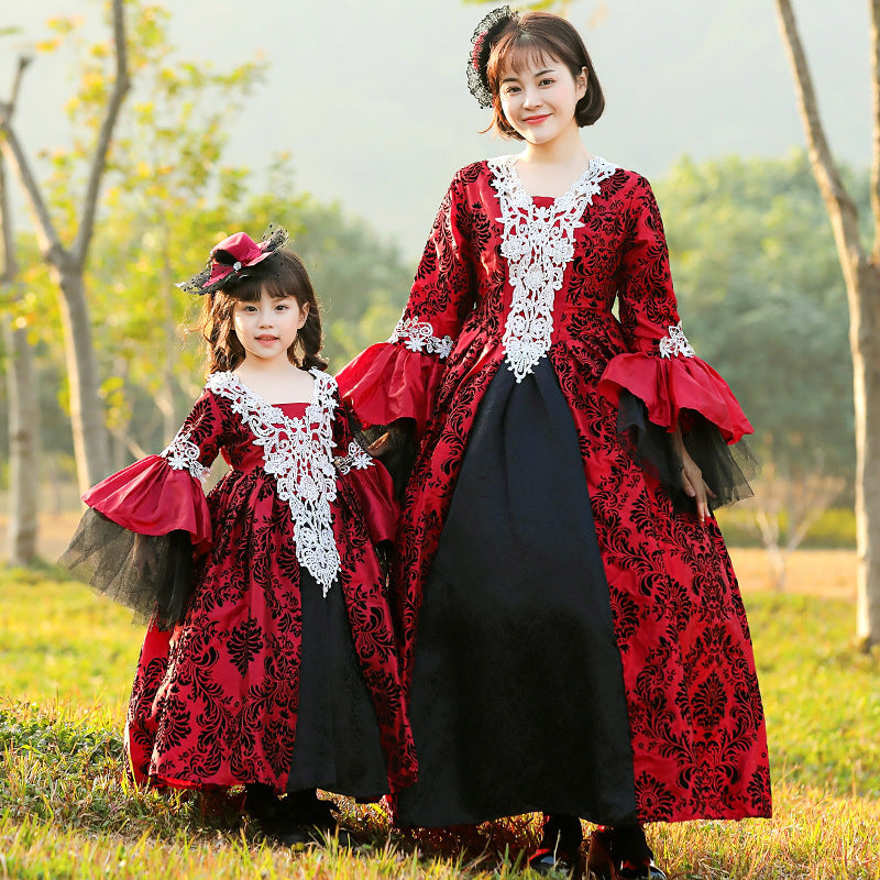 Mädchen märchenhaftes Ballkleid mit Rüschendetails Shop Nory