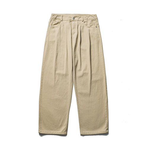 Herren Weite Bundfalten-Hose im Relaxed-Fit aus Baumwoll-Twill Shop Nory