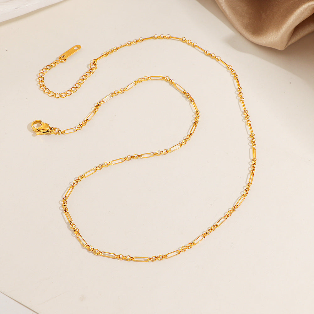 Frauen Elegante Papierclip Halskette Shop Nory