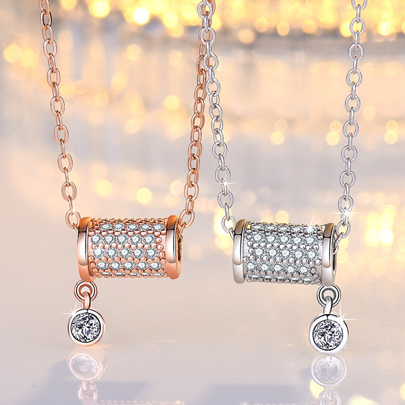 Damen Halskette mit funkelndem Zirkonia-Anhänger und hochwertiger Verarbeitung Shop Nory