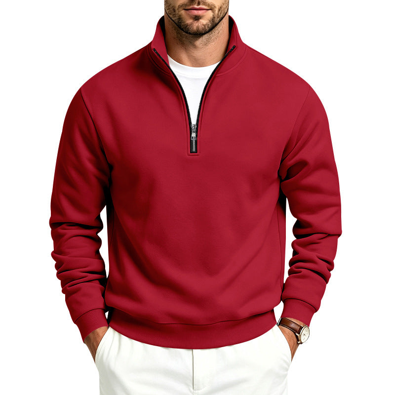 Herren Halbzip-Sweatshirt mit Troyerkragen und weicher Fleece-Innenseite Shop Nory