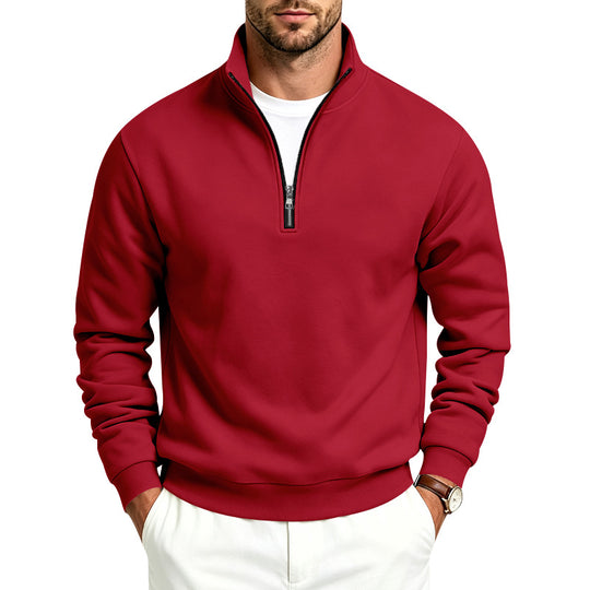 Herren Halbzip-Sweatshirt mit Troyerkragen und weicher Fleece-Innenseite Shop Nory