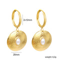 Damen Schmuckohrringe mit schimmernden Perlen und elegantem goldplattiertem Design Shop Nory