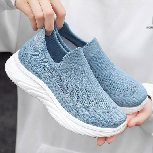 Damen nan nahtloser Strick-Sockensneaker mit extragel dämpfender Wave-EVA-Sohle Shop Nory