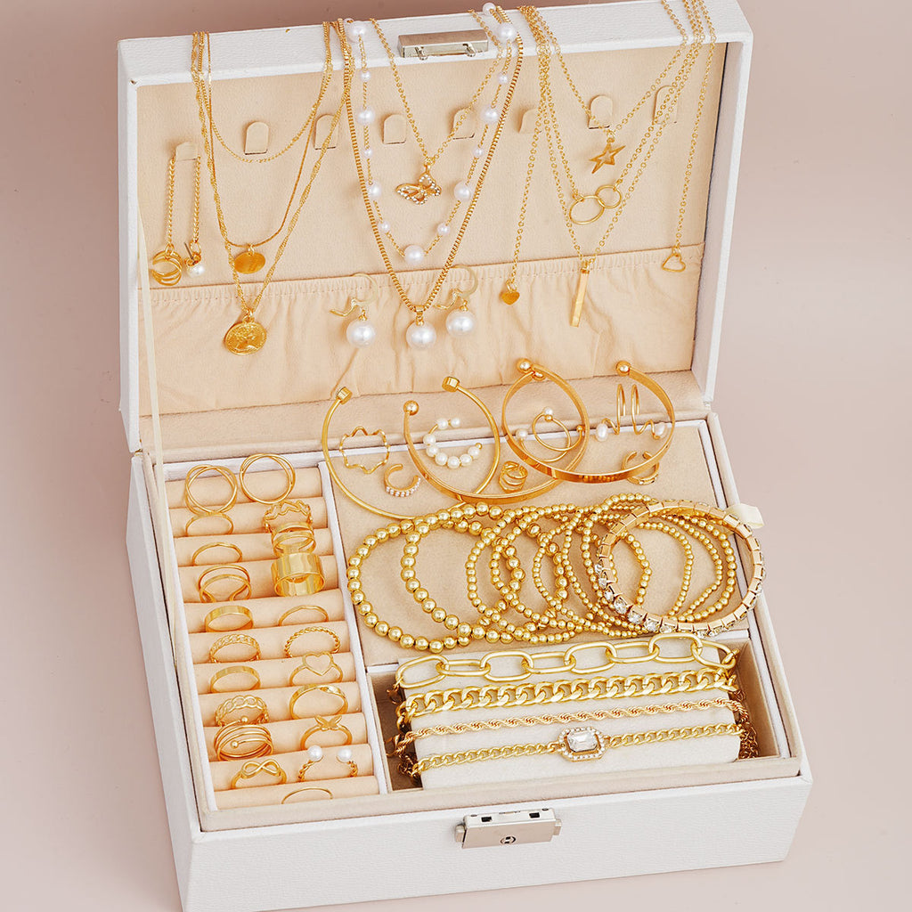 Damen Schmuck-Organizer-Set mit variierenden Designs und eleganten Fächern Shop Nory