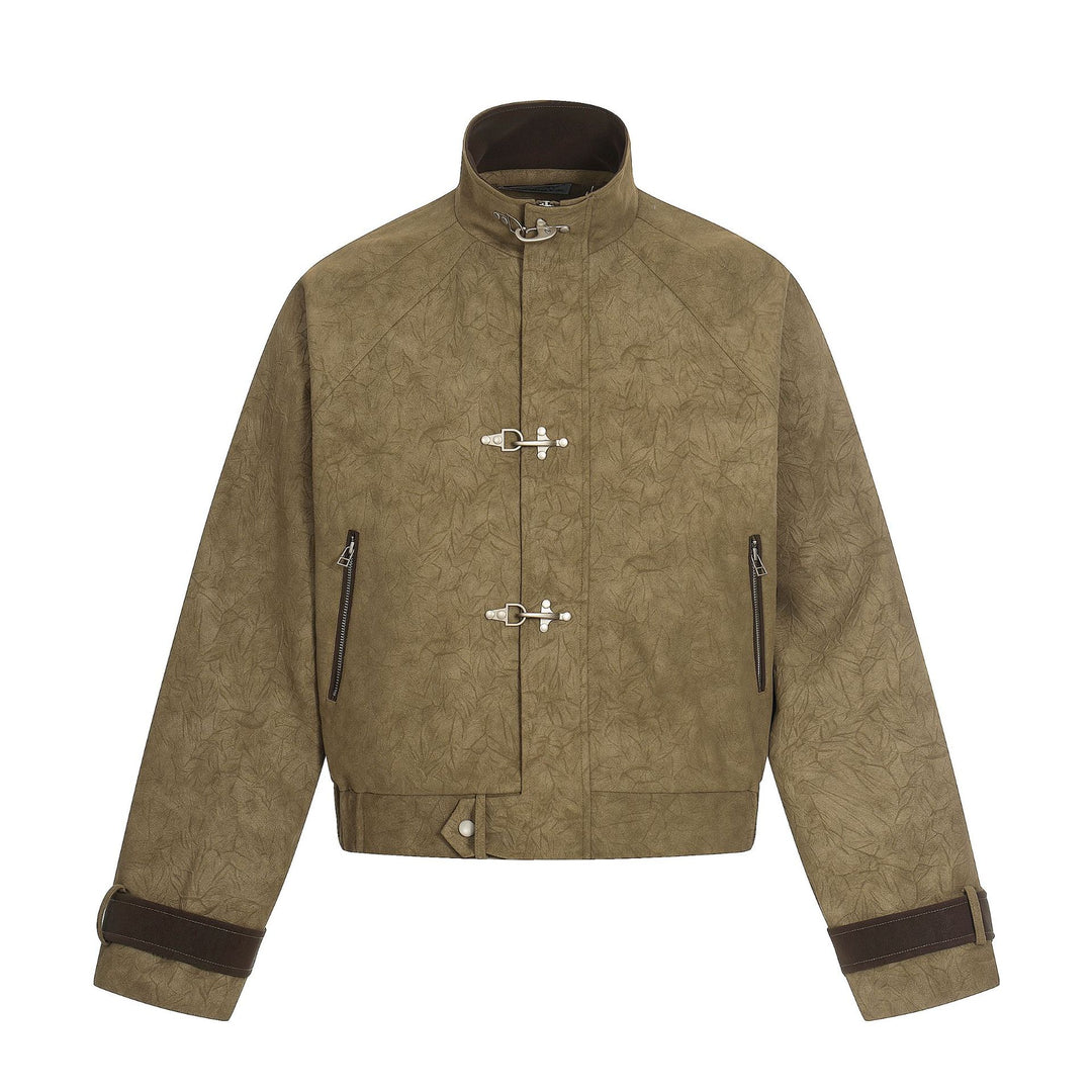 Unisex Kurz geschnittener Boxy‑Blouson mit Knebelverschlüssen und verstellbaren Manschetten Shop Nory