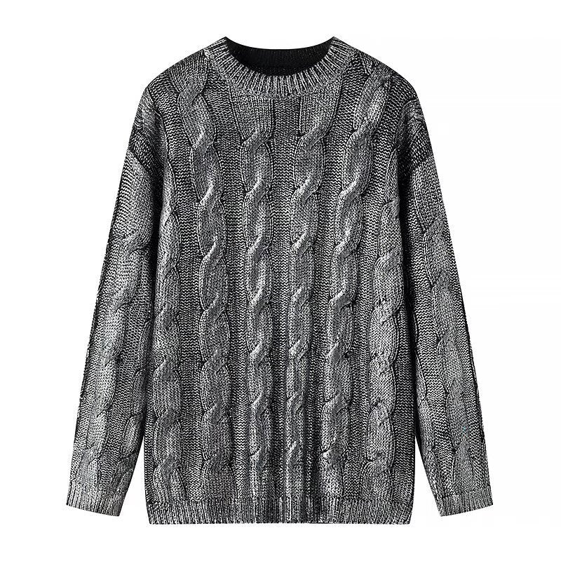Damen Oversize-Zopfstrickpullover mit Rundhals Shop Nory