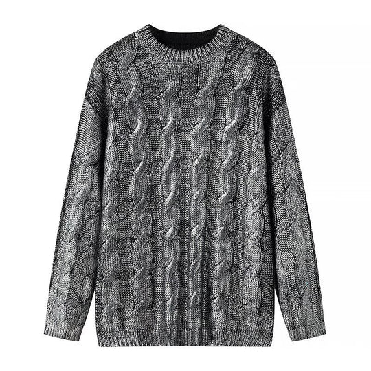 Damen Oversize-Zopfstrickpullover mit Rundhals Shop Nory