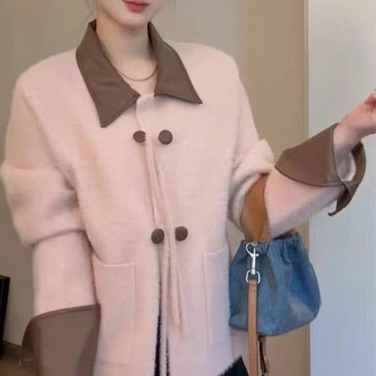 Damen Moderne Kuschelige Strickjacke Shop Nory