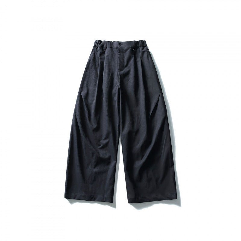 Damen Weite Culotte-Hose mit hoher Taille und elastischem Bund Shop Nory