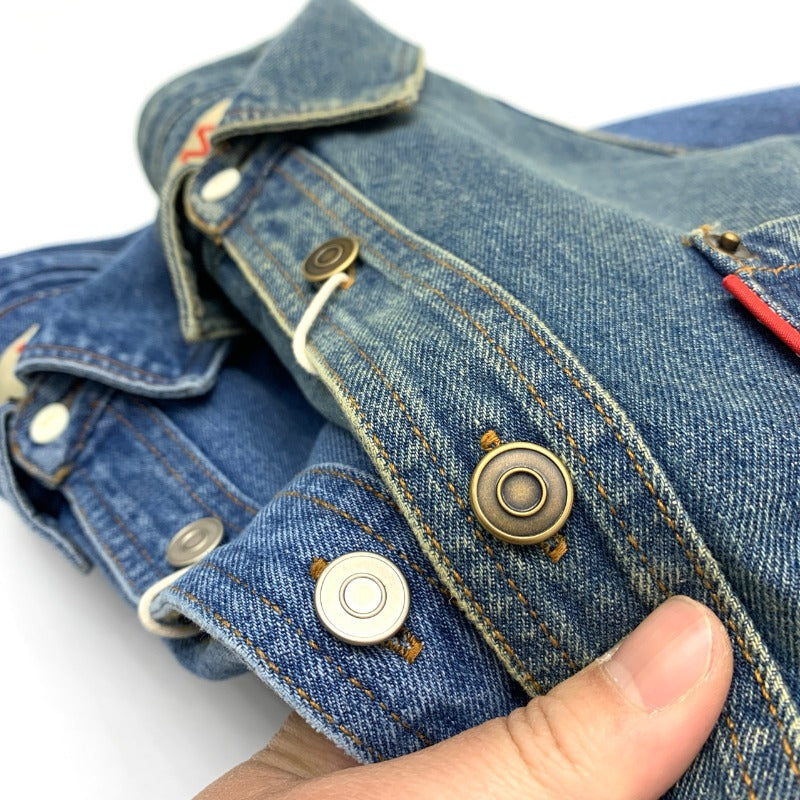 Herren Relaxed Denim-Hemdjacke mit aufgesetzten Brusttaschen und gerundetem Saum Shop Nory