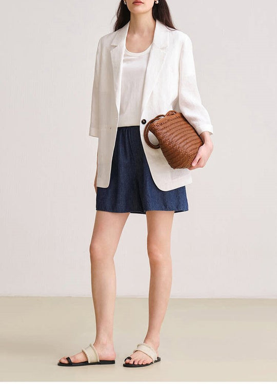 Damen Bequeme und elegante Leinenhose Shop Nory