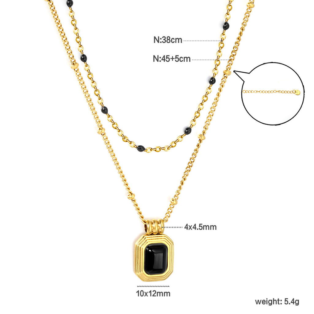 Damen Halskette mit kunstvollem Bogen-Anhänger aus hochwertigem Edelstahl Shop Nory