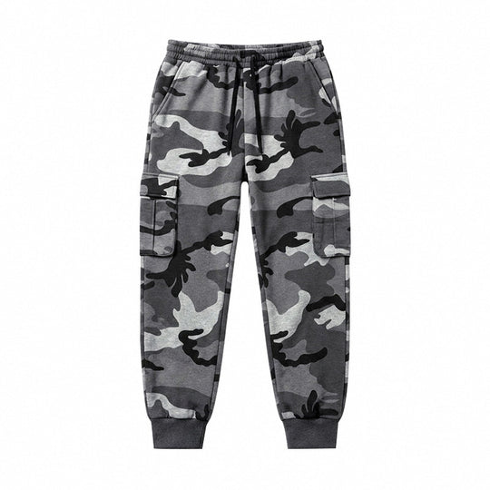 Herren Cargohose im Jogger-Stil mit elastischem Bund, Kordelzug und Mehrfachtaschen Shop Nory