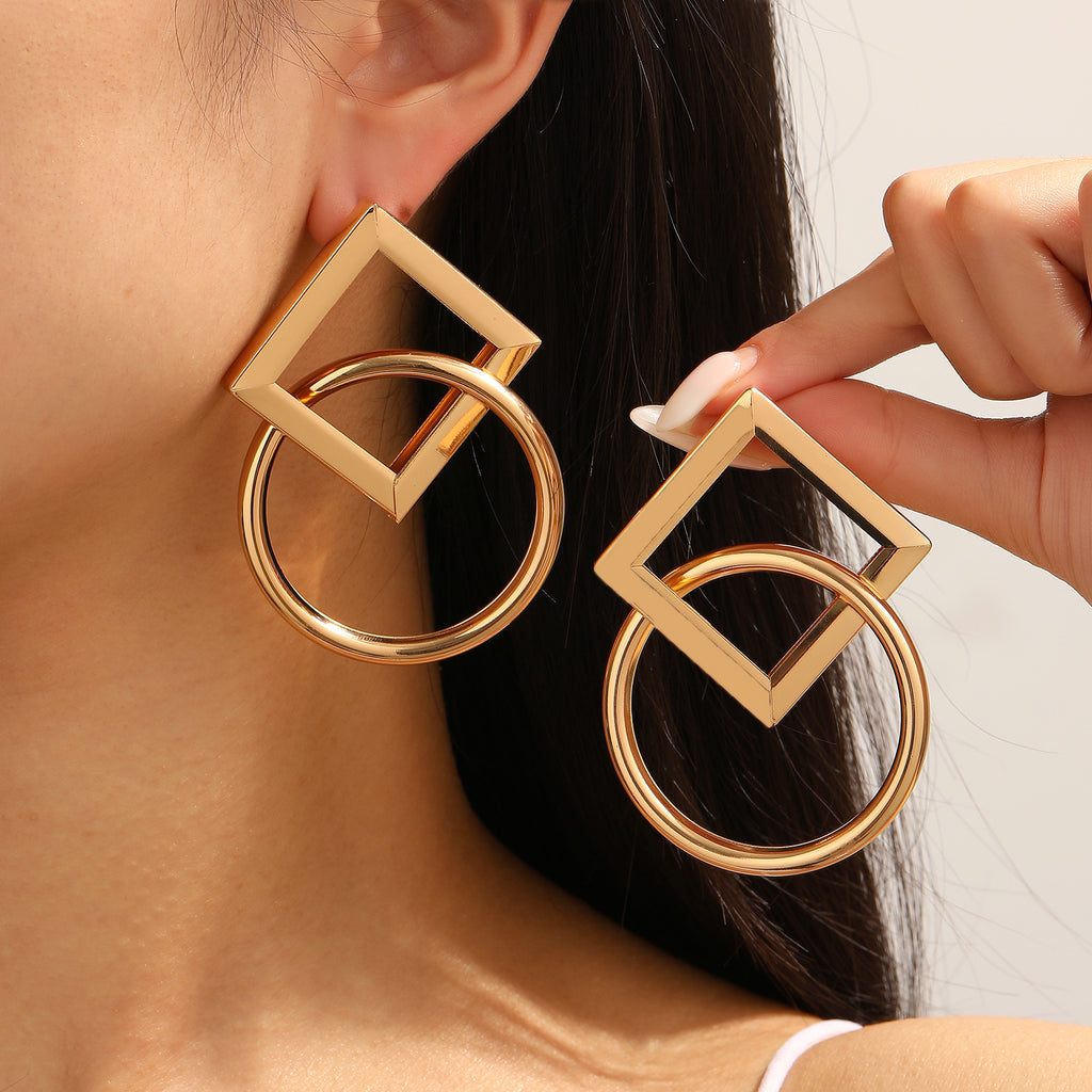 Damen Hängende Ohrringe im modernen geometrischen Design Shop Nory