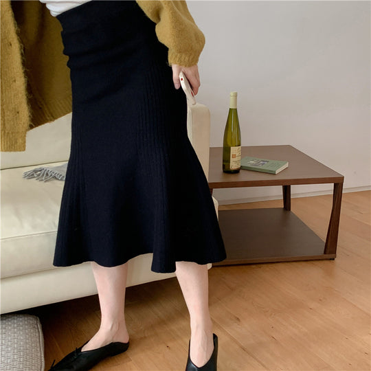 Damen Eleganter Plissee-Midirock Shop Nory