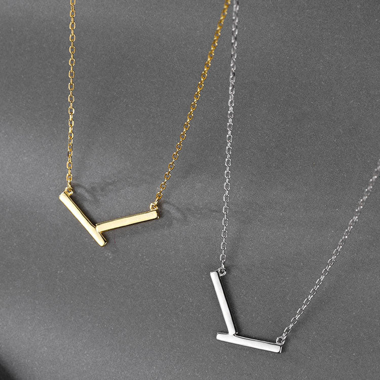 Damen Minimalistische V-förmige Halskette aus hochwertigem Material Shop Nory