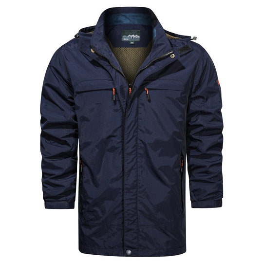 Herren leichter Fieldparka mit Kapuze, atmungsaktivem Mesh‑Futter und multifunktionalen Taschen Shop Nory