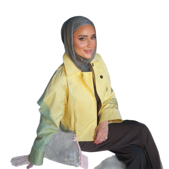 Damen Leichter Oversize-Trenchcoat aus beschichtetem Baumwollmix mit kastigem Cropped‑Schnitt und Doppelreihe Shop Nory
