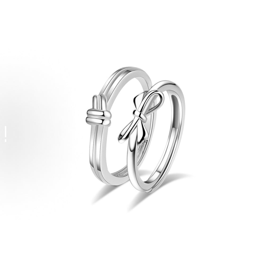 Damen zarter Schmuckring mit kunstvollem Knotendesign Shop Nory