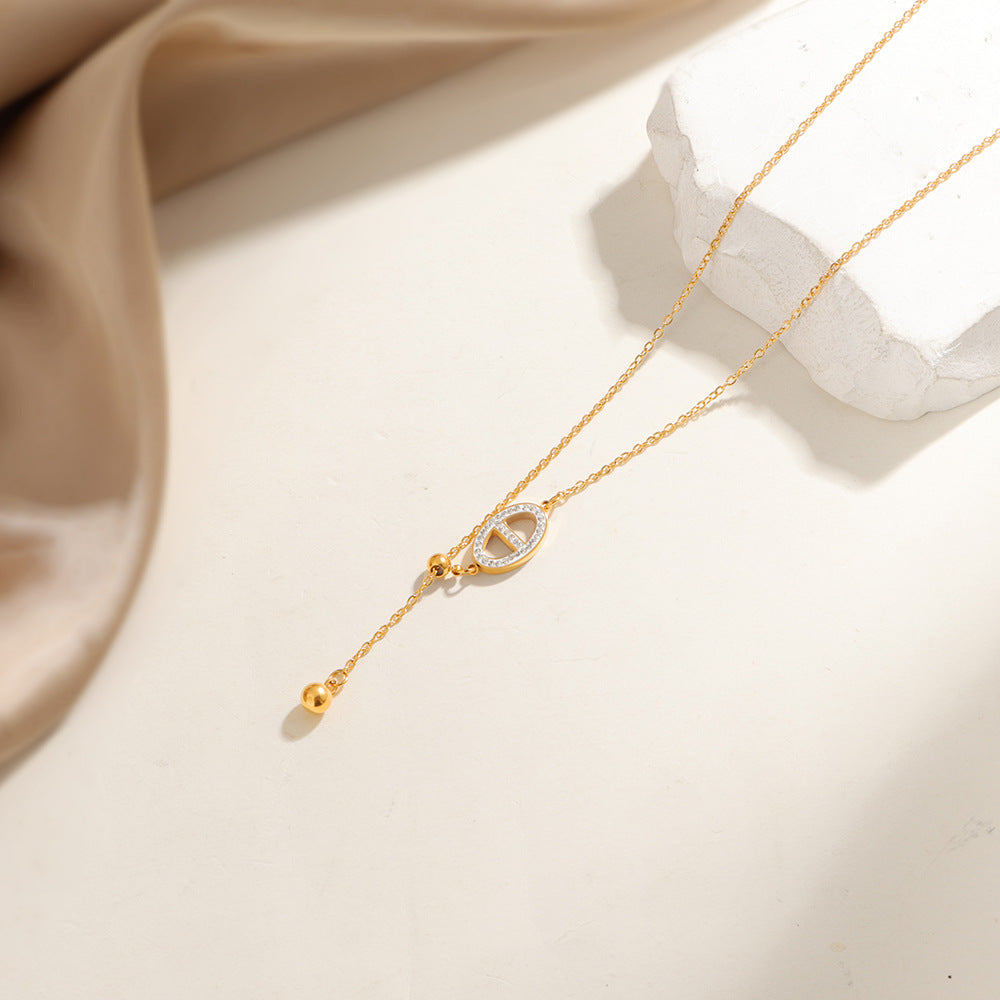 Frauen Dazzling Minimalist Anhänger Halskette Shop Nory