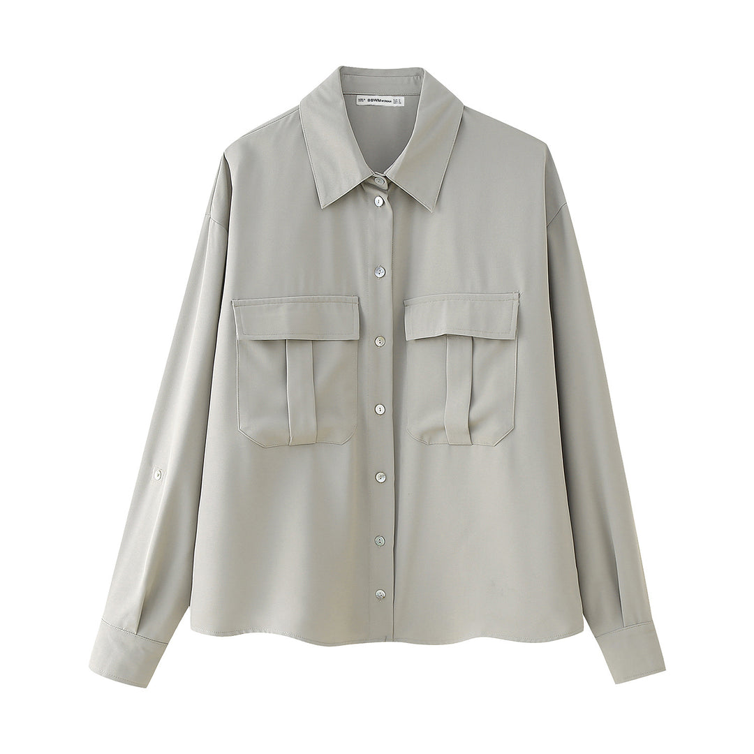 Damen Weite Komforthose mit hoher Taille, elastischem Taillenbund und Eingrifftaschen Shop Nory