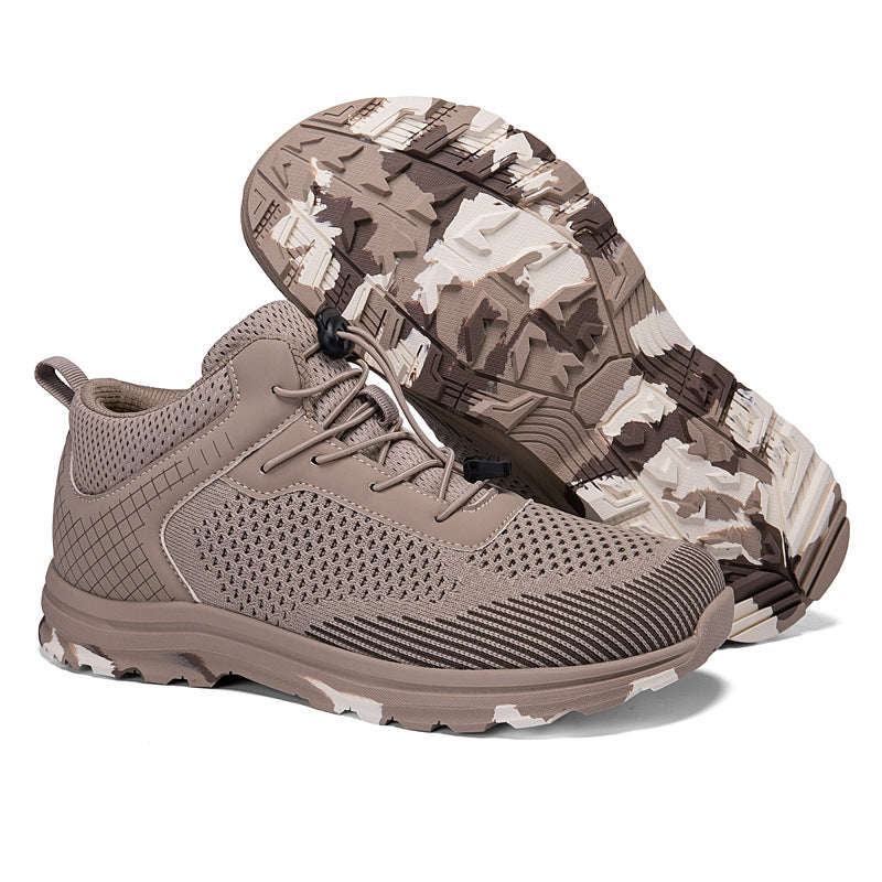 Herren Atmungsaktive Trail-Schuhe mit flexiblem Schnürsystem